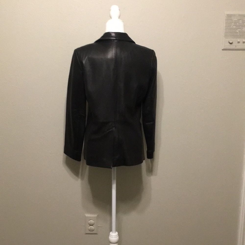 Black Leather Jacket - Picture 3 of 8